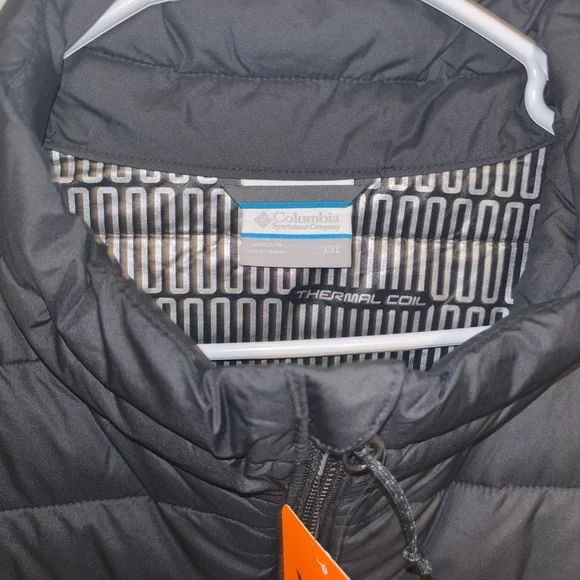 Columbia Men's Dark Gray Puffer Jacket - Picture 2 of 4